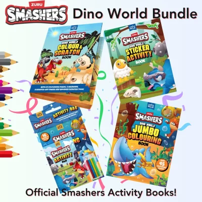 Smashers Dino World Activity Bundle